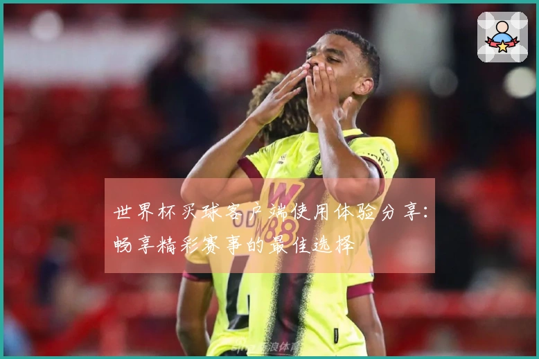 世界杯买球客户端使用体验分享：畅享精彩赛事的最佳选择